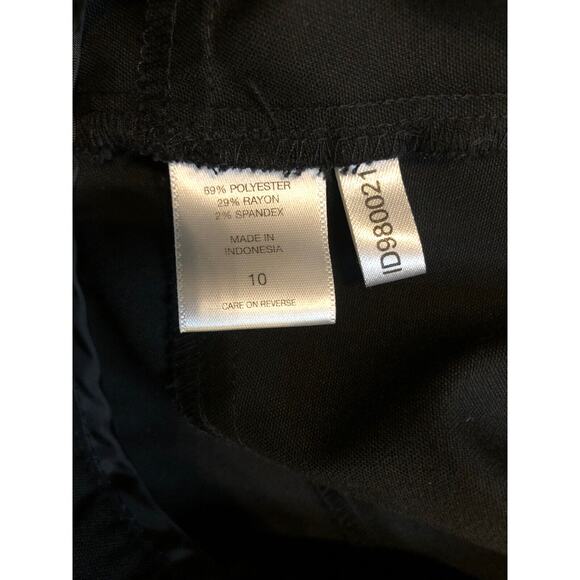 New York & Company Collection Sz 10 Black Career Pencil‎ Skirt - Picture 7 of 8